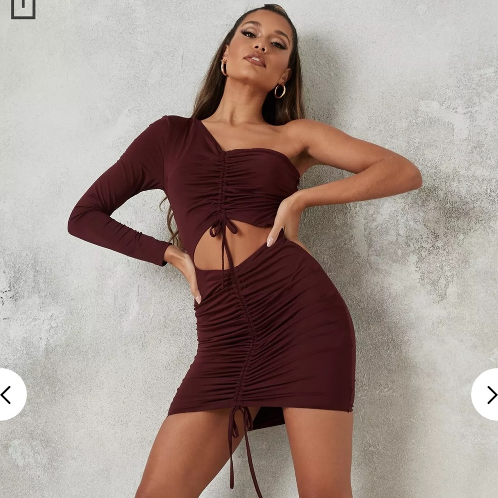 Brown dress from Missguided band new tags